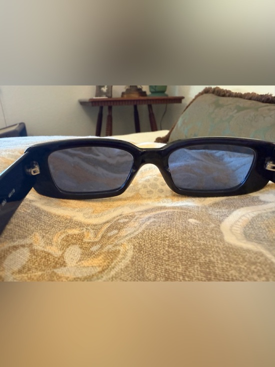 Gucci Rectangular Dark Blue Sunglasses dark blue lens. Vintage. Y2K main image 12